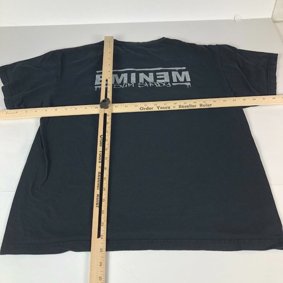 Eminem The Marshall Mathers LP 2 Men's Medium Black Graphic Print Slim Shady Tee - Picture 8 of 10